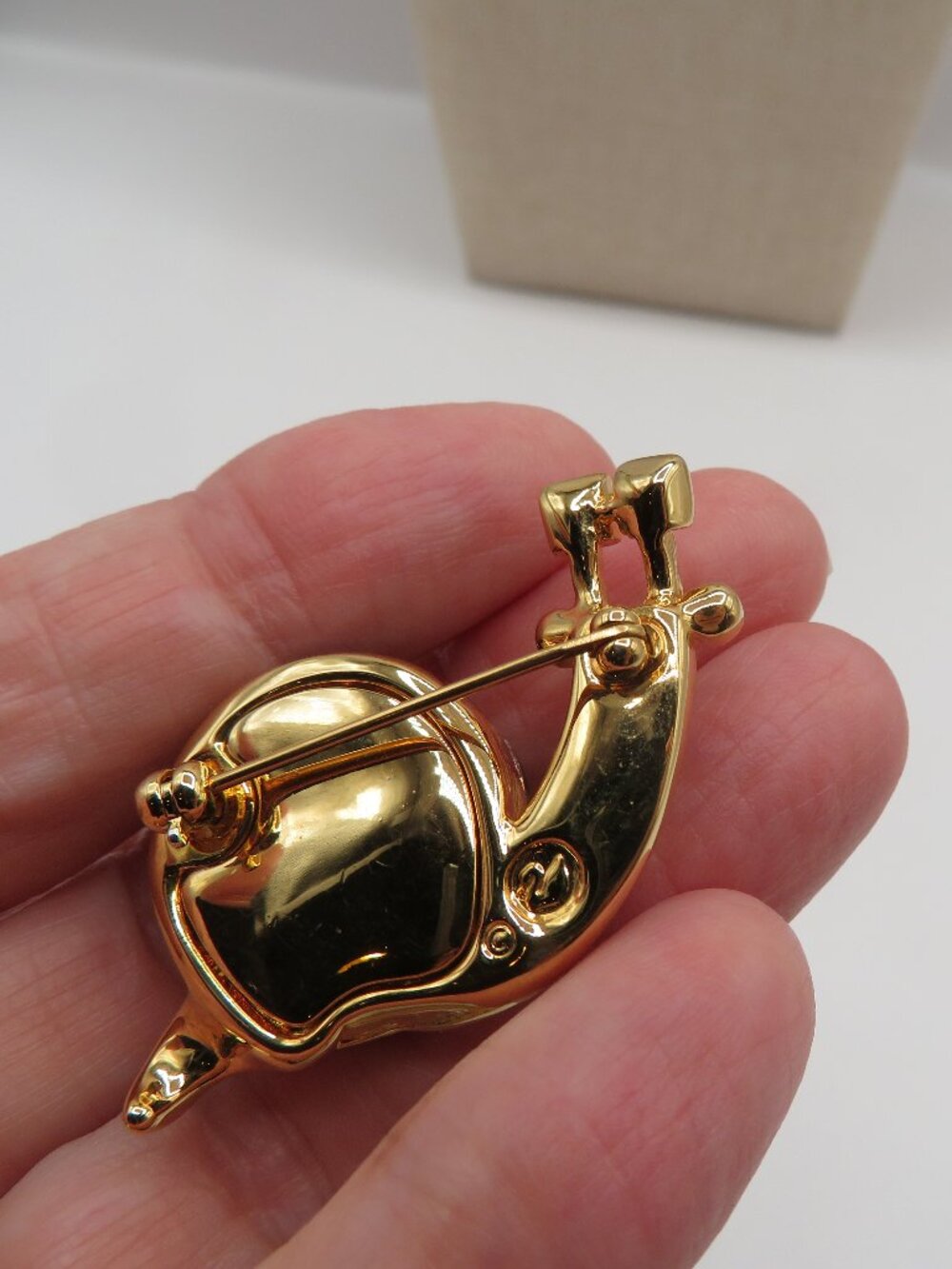 Swarovski Rhinestone Crystals Enamel Brooch - Picture 5 of 10